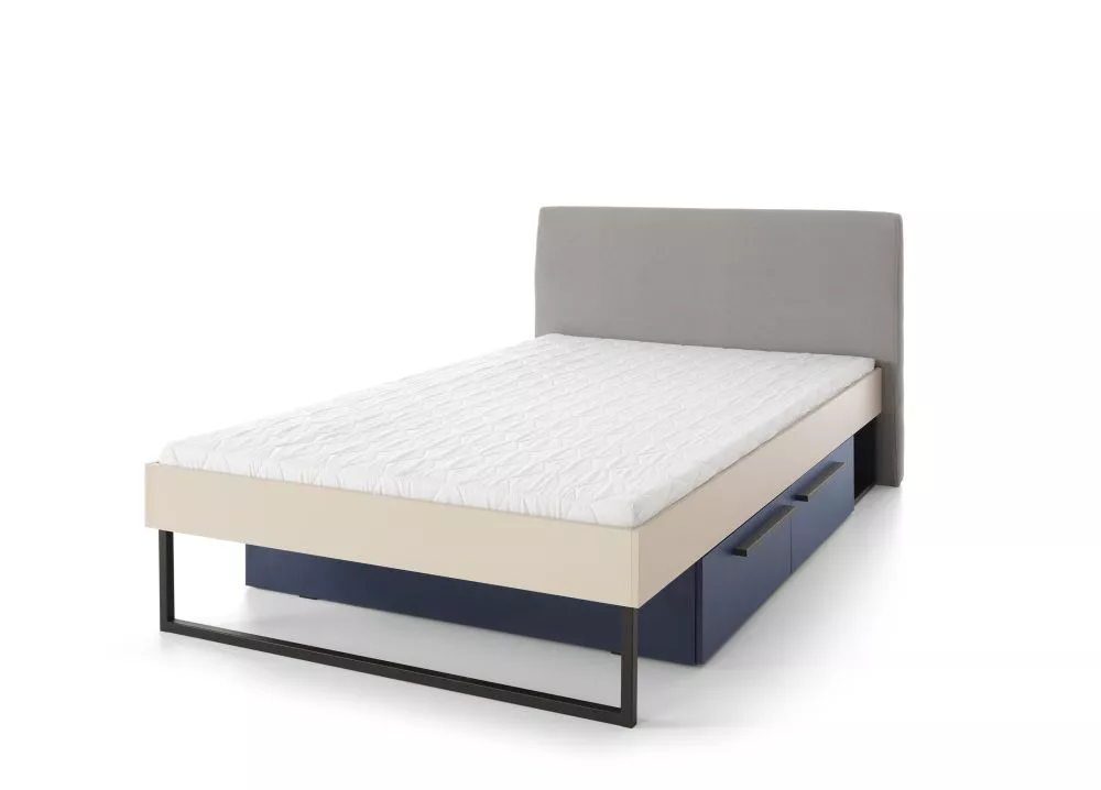 Gulta Sergio SE12/13 ar stelāžu Guļamvietas platums: 120 cm, Korpusa krāsa: bēšs, Guļamvietas garums: 200 cm, · 134 × 21