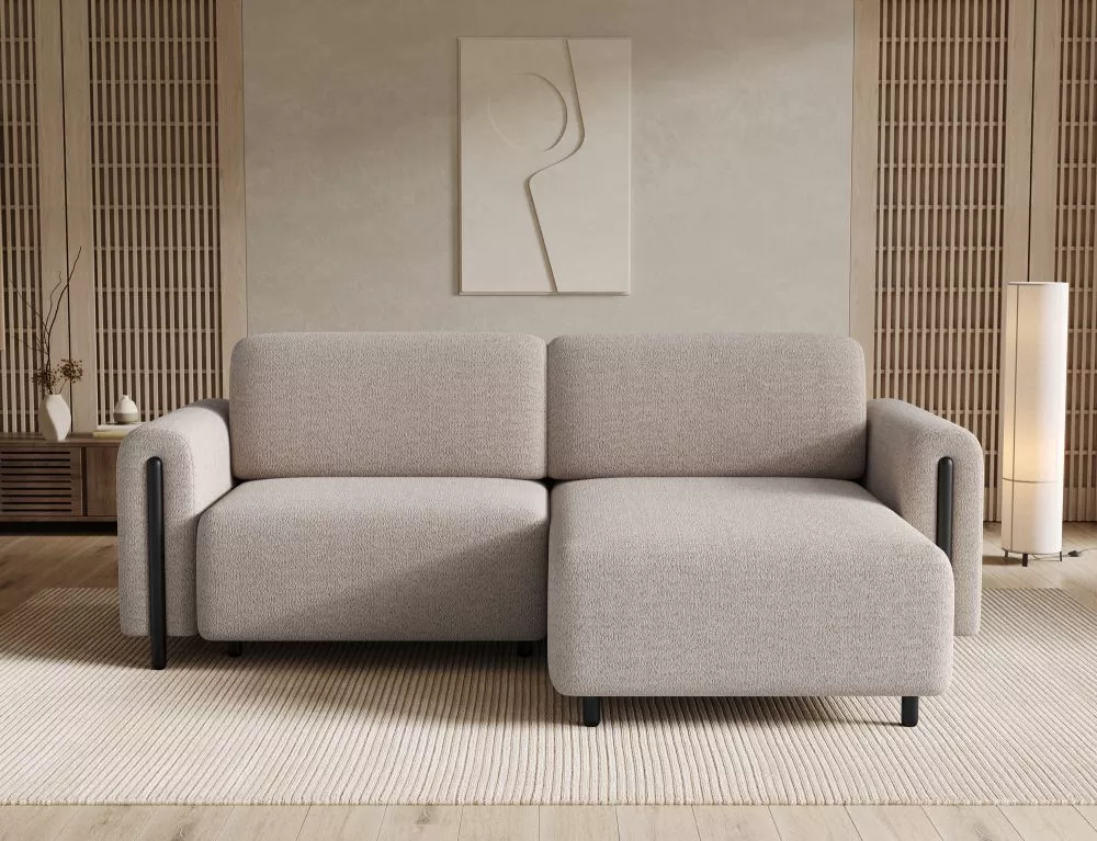 Dīvāns Acossta Black Standard · Bēšs · 154 × 244 × 95 cm