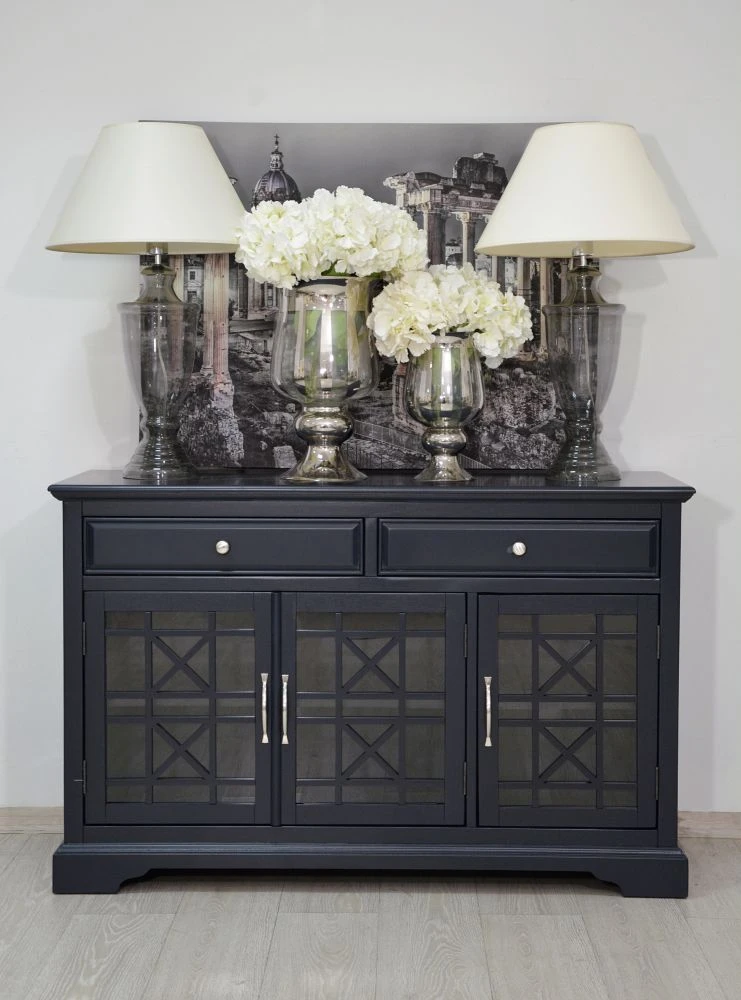 Kumode Avola AV775-50 · Tumši zils · 127 × 49 × 82 cm
