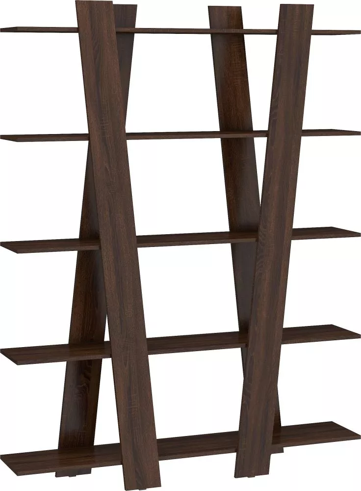 Plaukts Via 07 · Šokolādes sonoma · 150 × 194 × 30 cm