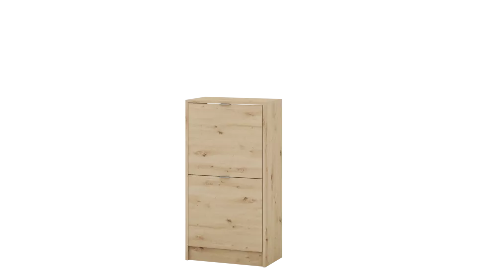 Apavu plaukts Moon 02 · Ozols artisan · 48.9 × 92.8 × 28 cm