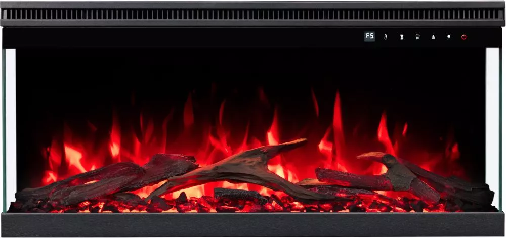 Kamīns Unique PRO Izslēgšanas taimeris: 1, Ar tālvadības pulti: 1, Skaņas efekti: 1, Daudzkrāsaina liesma: 1, Liesmas sp