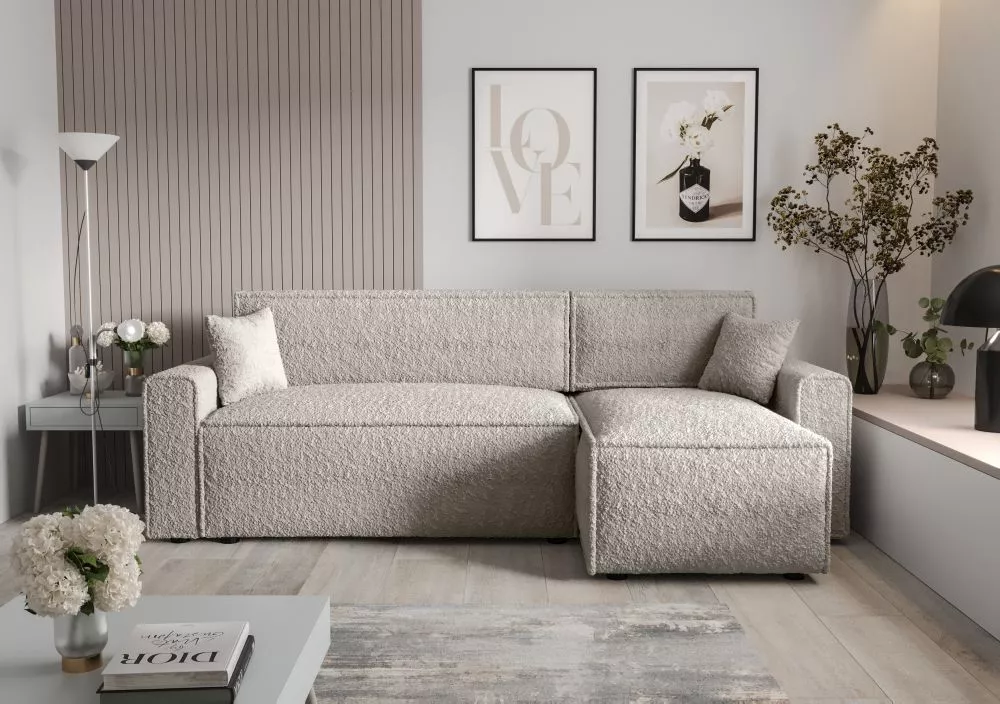Dīvāns Mira L Bis Anthology Standard · Bēšs · 140 × 231 × 90 cm