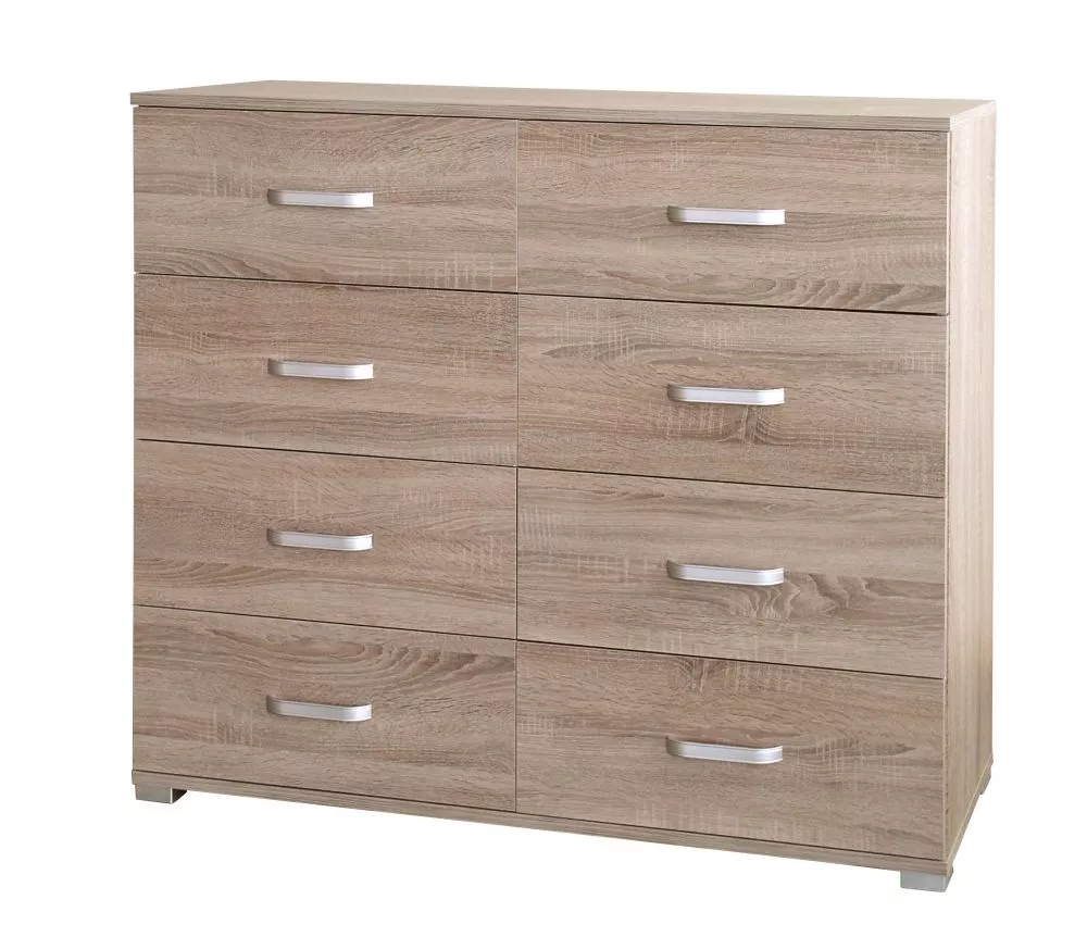 Kumode California KA-K4 · Trifeļu ozols · 120 × 40 × 103 cm