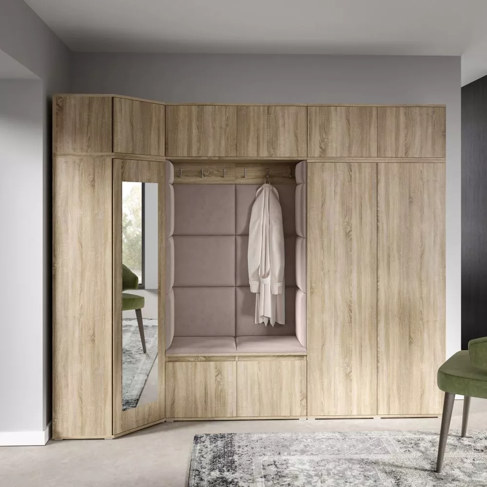 Apavu plaukts Emi 39 Trinity Korpusa krāsa: sonoma, · 260 × 225 × 70 cm