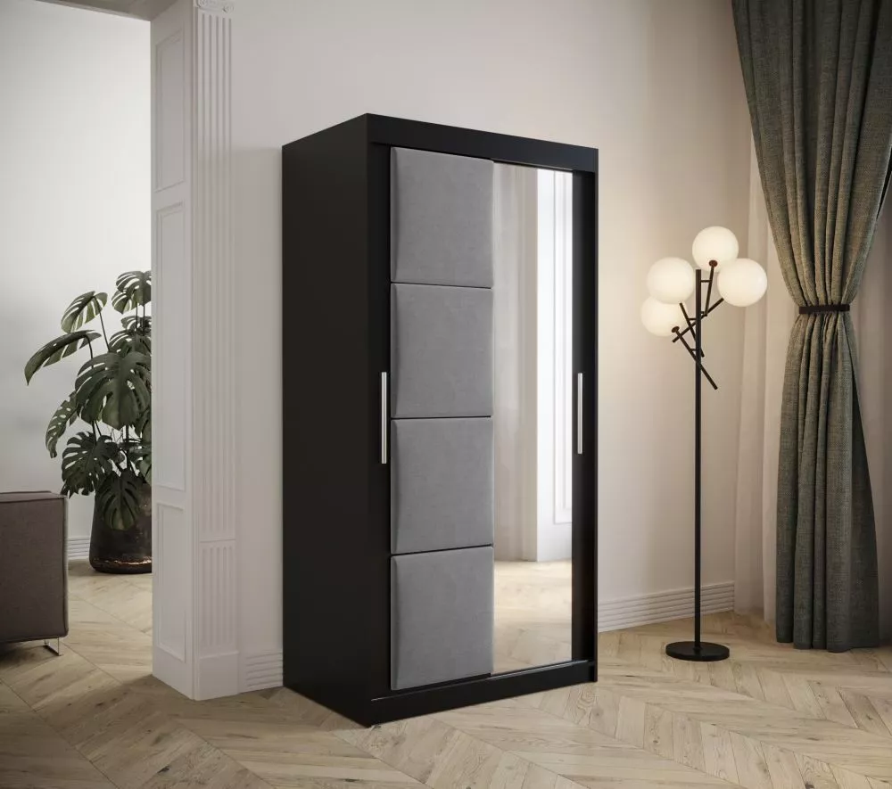 Skapis Tapi Black · 100 × 62 × 200 cm