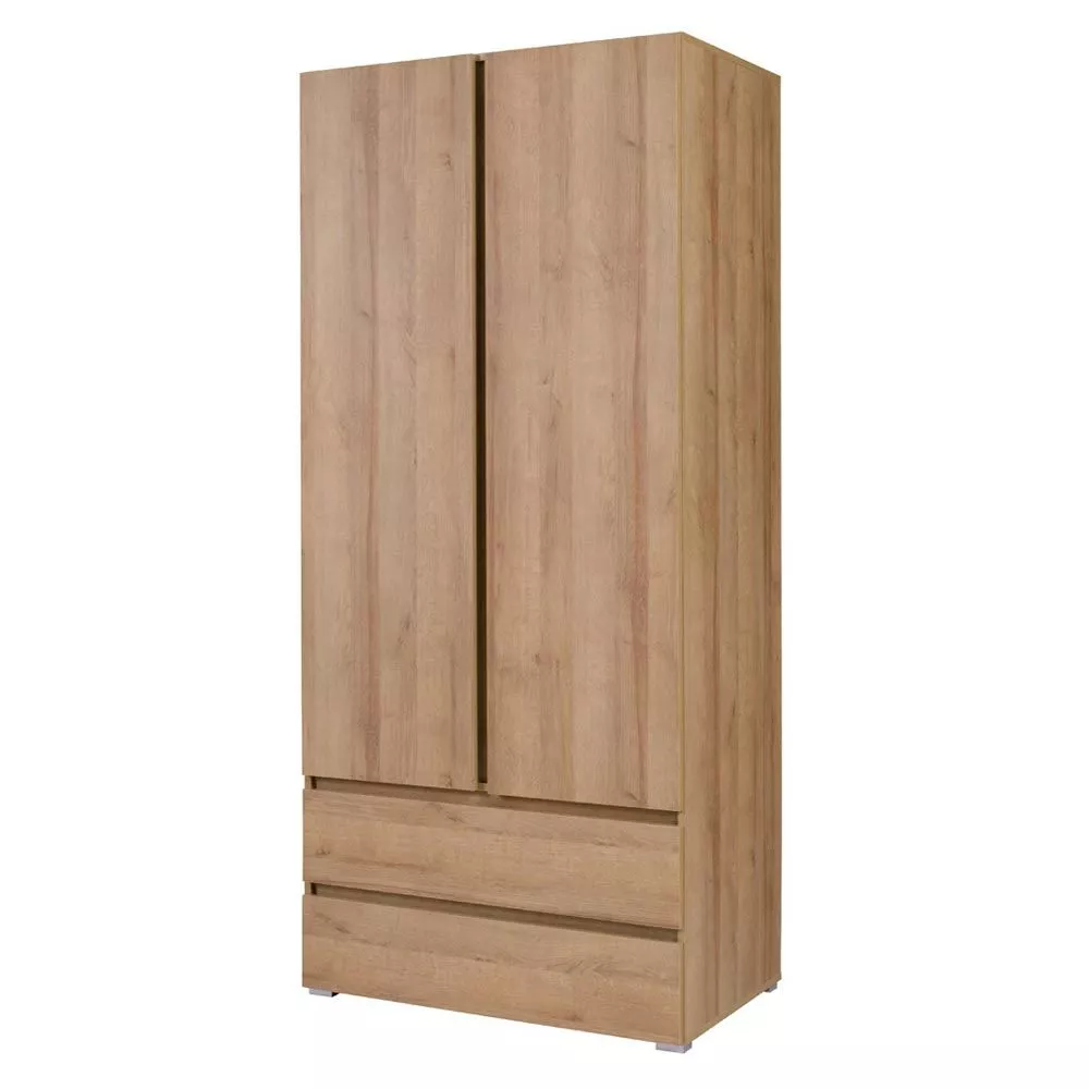 Skapis Cosmo C02 · Ozols riviera · 92 × 51 × 204 cm