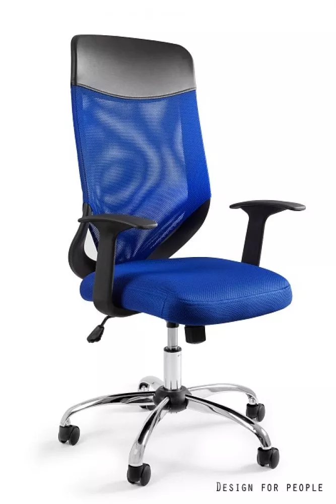 Datorkrēsls Mobi Plus Sēdvietas platums: 49 cm, · Zils · 62 × 49 × 107 cm