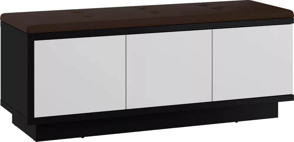 Apavu plaukts Hybrid HYB-02 Brown Korpusa krāsa: melns, · 120 × 48 × 40 cm