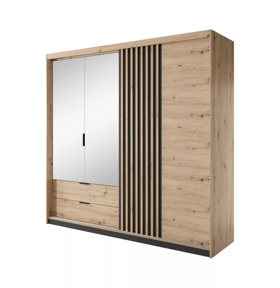 Skapis Tally A ar LED · 220 × 60 × 210.4 cm