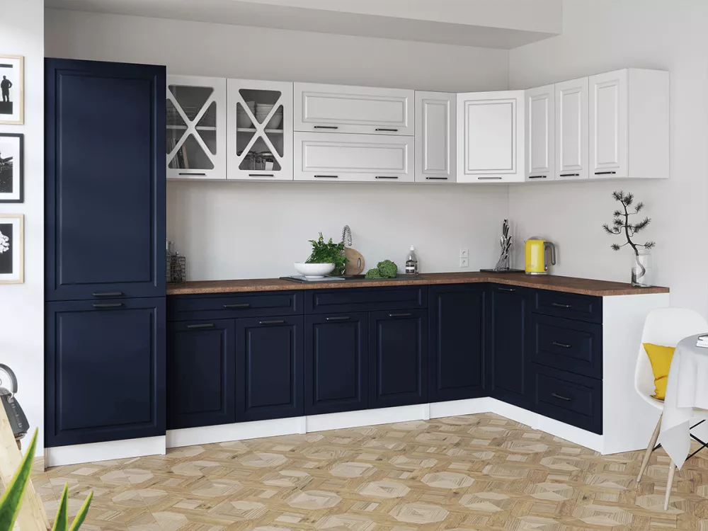 Virtuves komplekts Singrid Corner Double Materiāls : MDF + LKSP plātne,