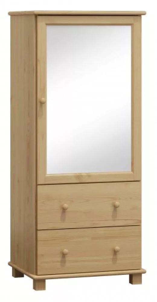 Grāmatu skapis Wit 10 · Priede · 60 × 42 × 140 cm