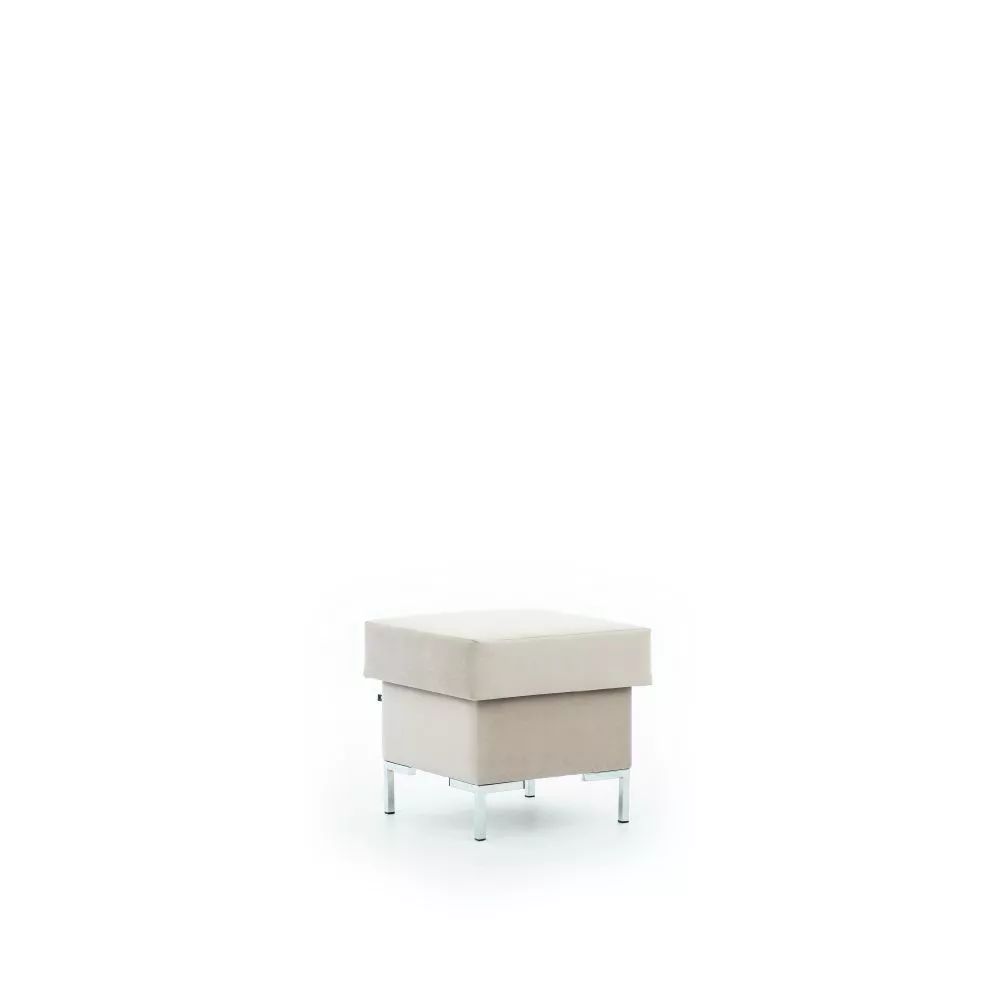 Pufs Solvo P Standard Auduma numurs: Modone 17031, · Bēšs · 53 × 51 × 53 cm