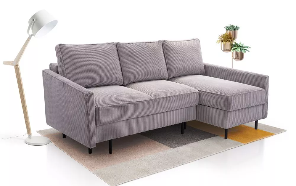 Dīvāns Robin Corner Standard · Pelēks · 137 × 220 × 110 cm