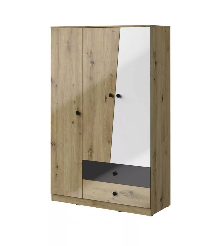 Skapis Nero 03 gloss · 120 × 50 × 191 cm