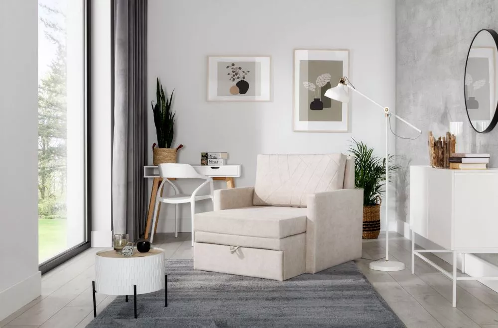 Dīvāns Luca Sofa standard · Gaiši bēšs · 114 × 93.5 × 87 cm
