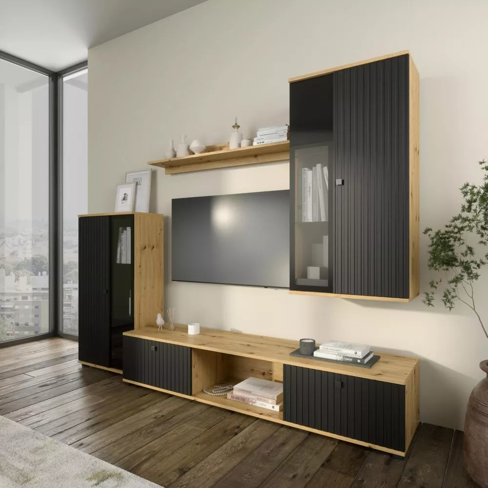 Sekcija Salia Modern Korpusa krāsa: ozols artisan, · 240 × 40.2 × 180 cm