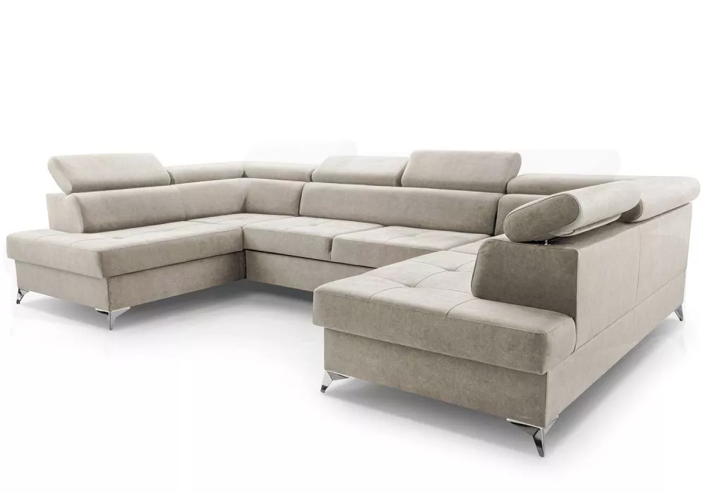 Dīvāns Madryt Super Standard · Kapučino · 202 × 350 × 82 cm