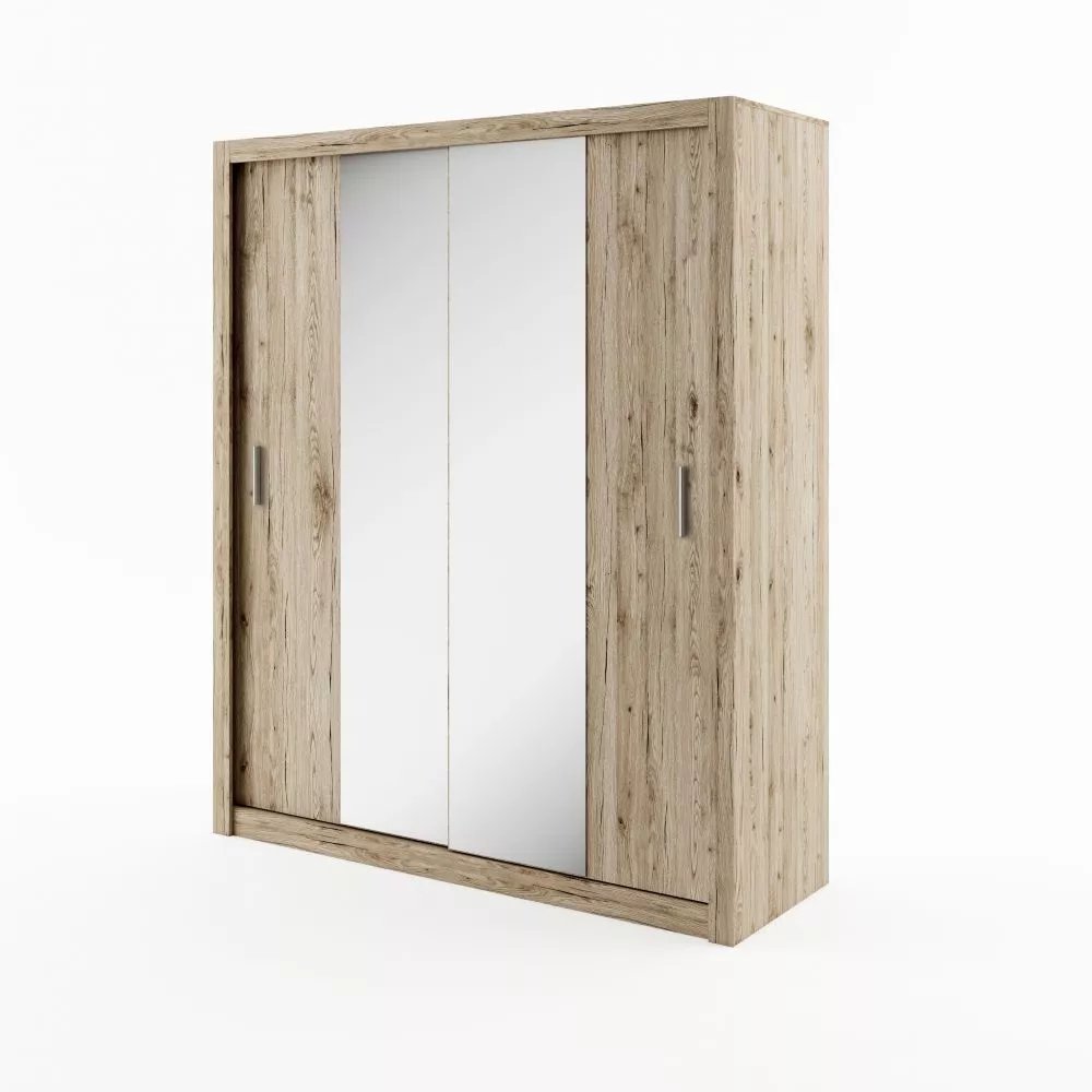 Skapis Idea ID-03 · Ozols sanremo · 180 × 60 × 215 cm