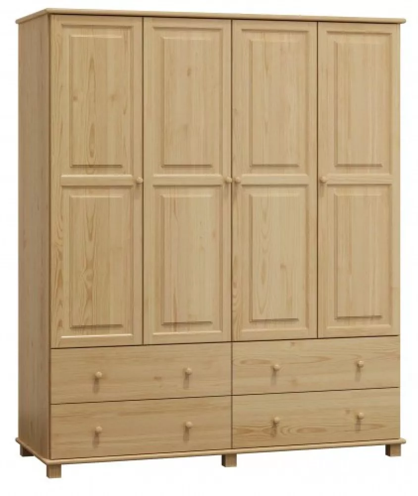 Skapis Martisha 4D6 · Priede · 160 × 60 × 190 cm