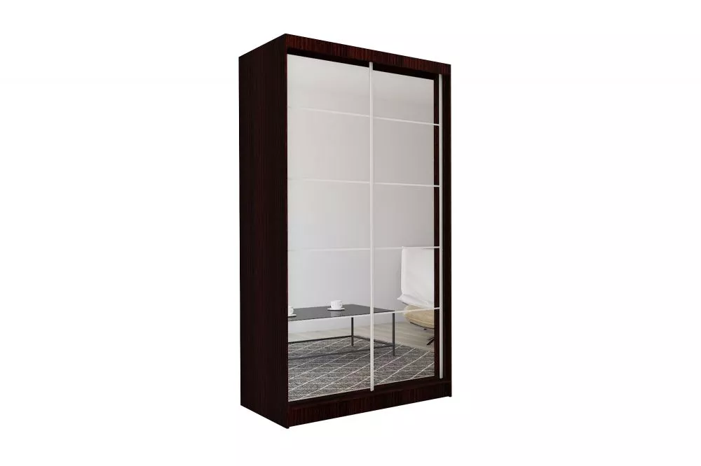 Skapis Flores ar LED · Venge · 150 × 61 × 216 cm