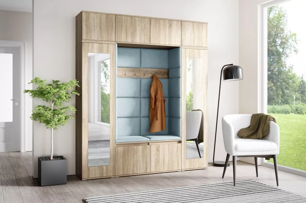 Apavu plaukts Emi 32 Trinity Korpusa krāsa: sonoma, · 190 × 225 × 40 cm