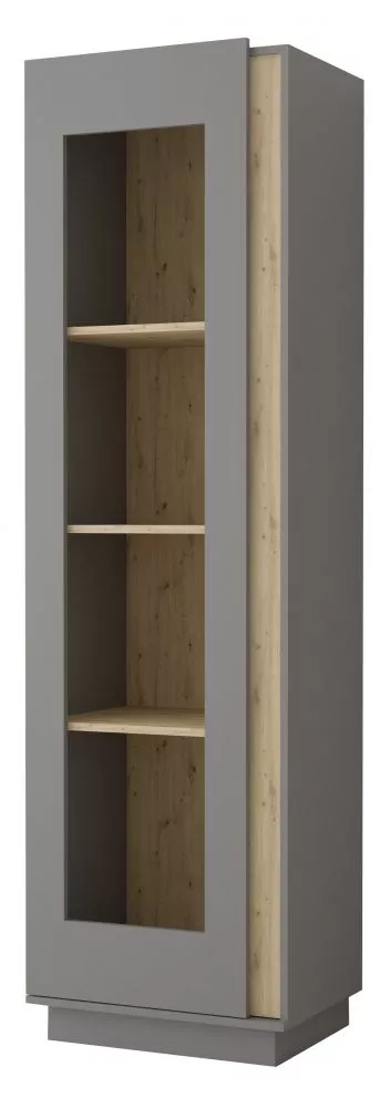 Sekcija Grey 02 Korpusa krāsa: pelēks, · 58 × 42 × 202 cm