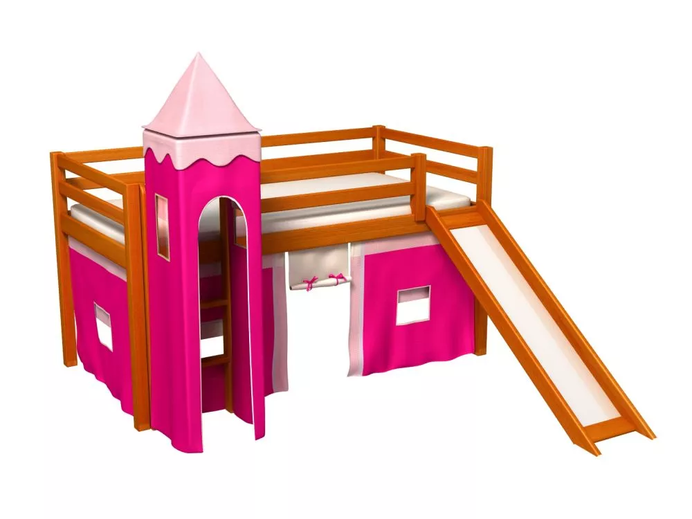 Bērnu gulta Gabi Z Tower ar stelāžu Guļamvietas platums: 80 cm, Guļamvietas garums: 180 cm, · 88 × 188 × 106 cm
