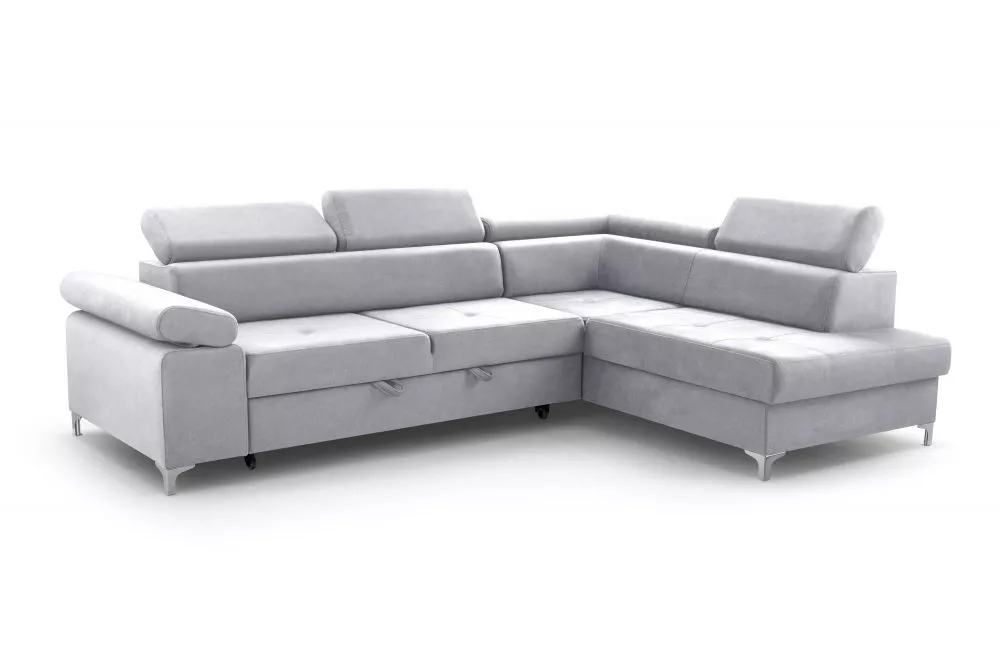 Dīvāns Madryt Relax Standard · Gaiši pelēks · 205 × 280 × 80 cm