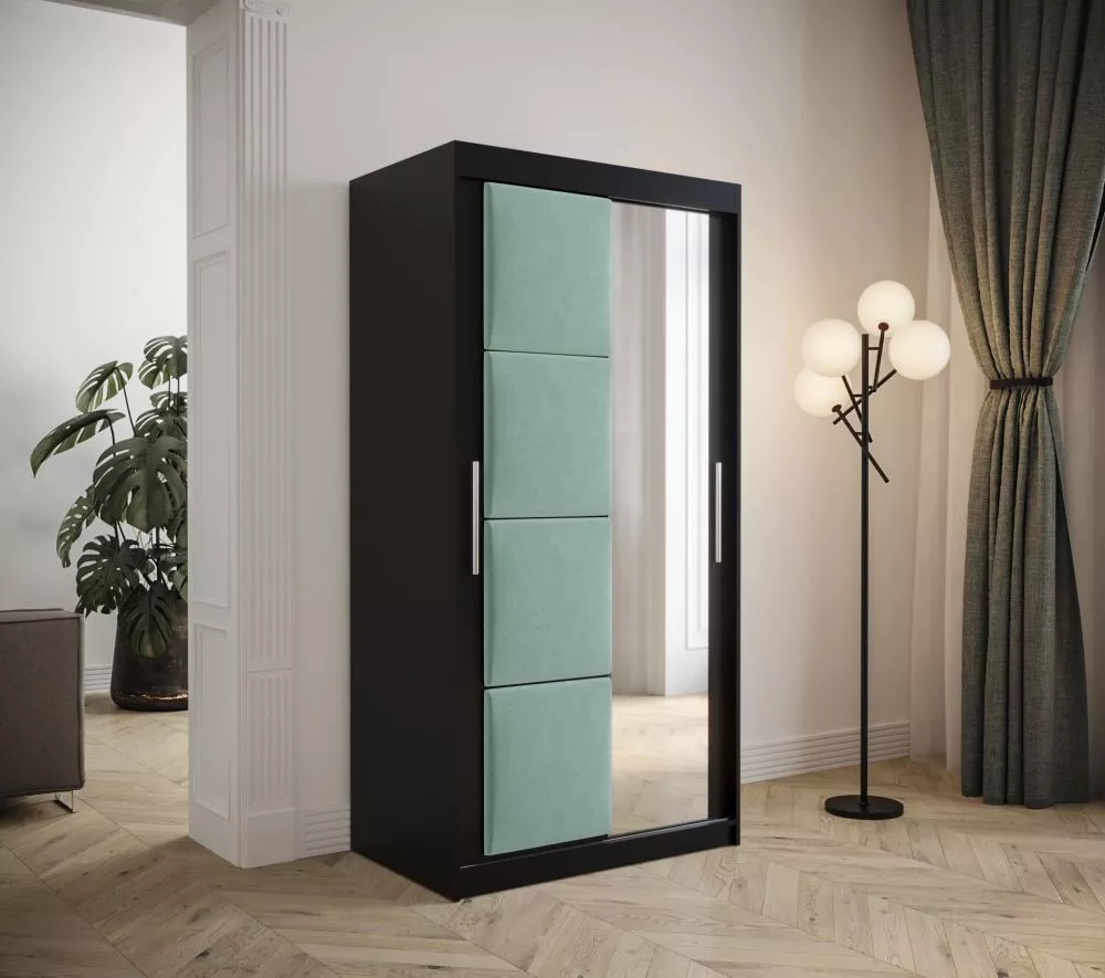Skapis Tapi Black · 100 × 62 × 200 cm