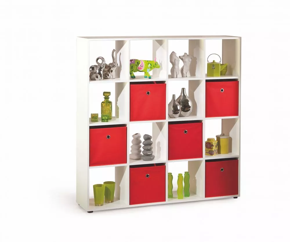 Plaukts Caboto 16 · Balts · 139 × 144 × 33 cm