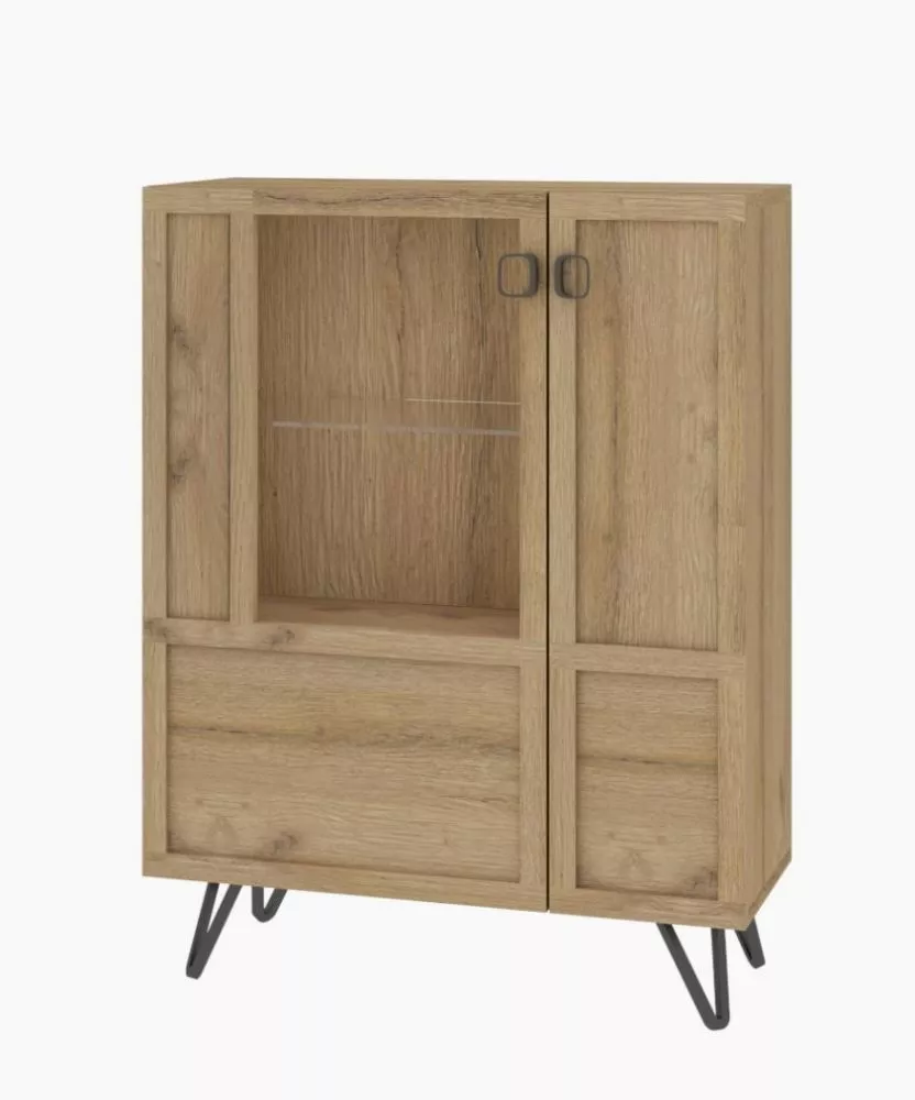 Sekcija Limbo 15 ar LED Korpusa krāsa: ozols, · 95 × 42 × 124 cm