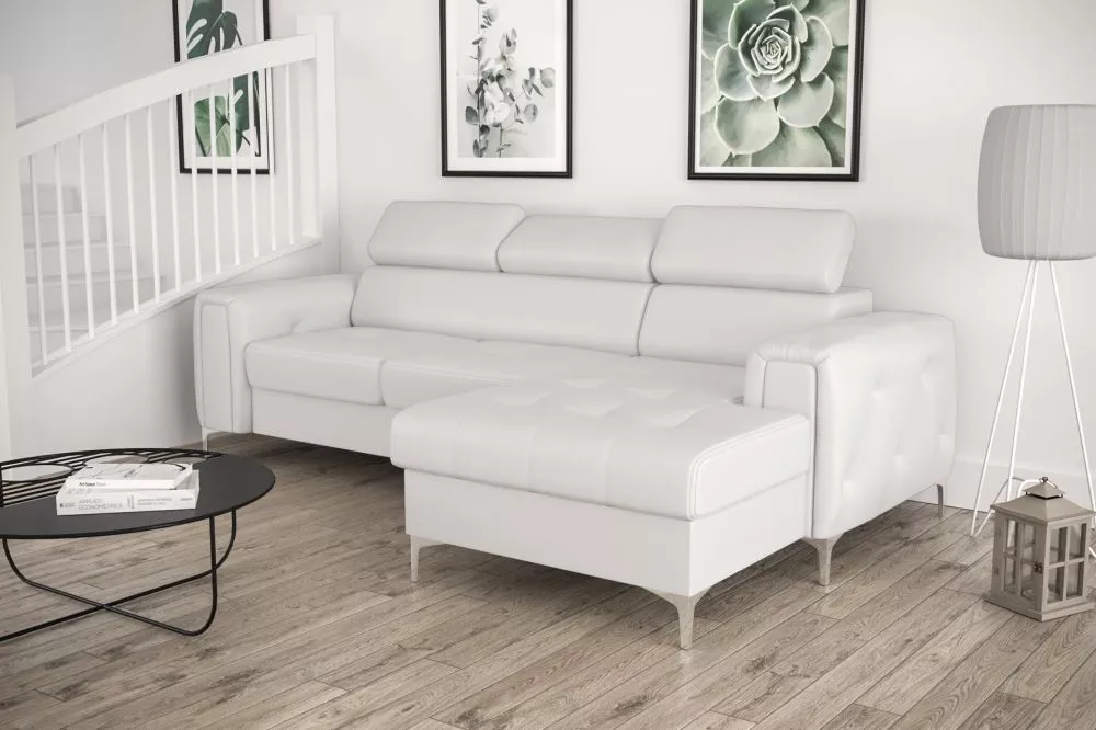 Dīvāns Orion Mini standard · Balts · 165 × 255 × 78 cm
