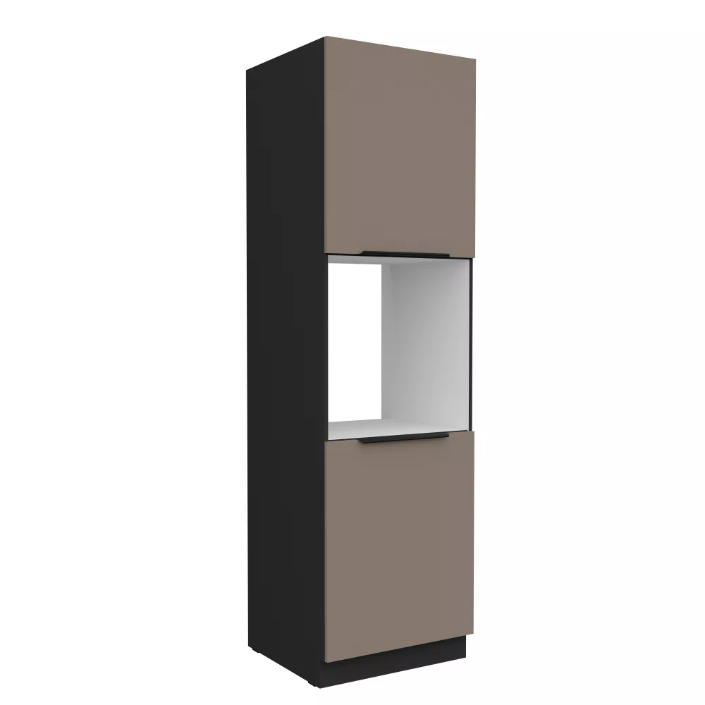 Virtuves skapis Aria Sandgrau 60 DP-210 2F