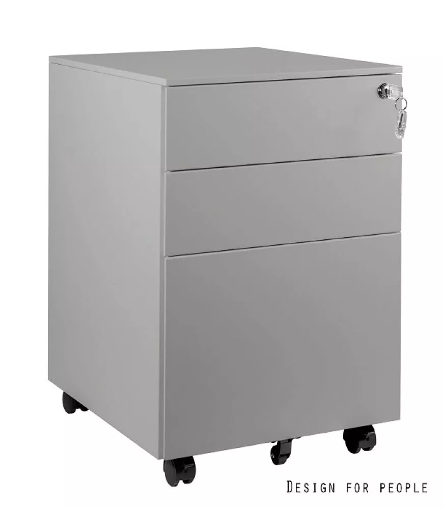 Kumode Kontener XD-040-3 · Pelēks · 50 × 39 × 60 cm