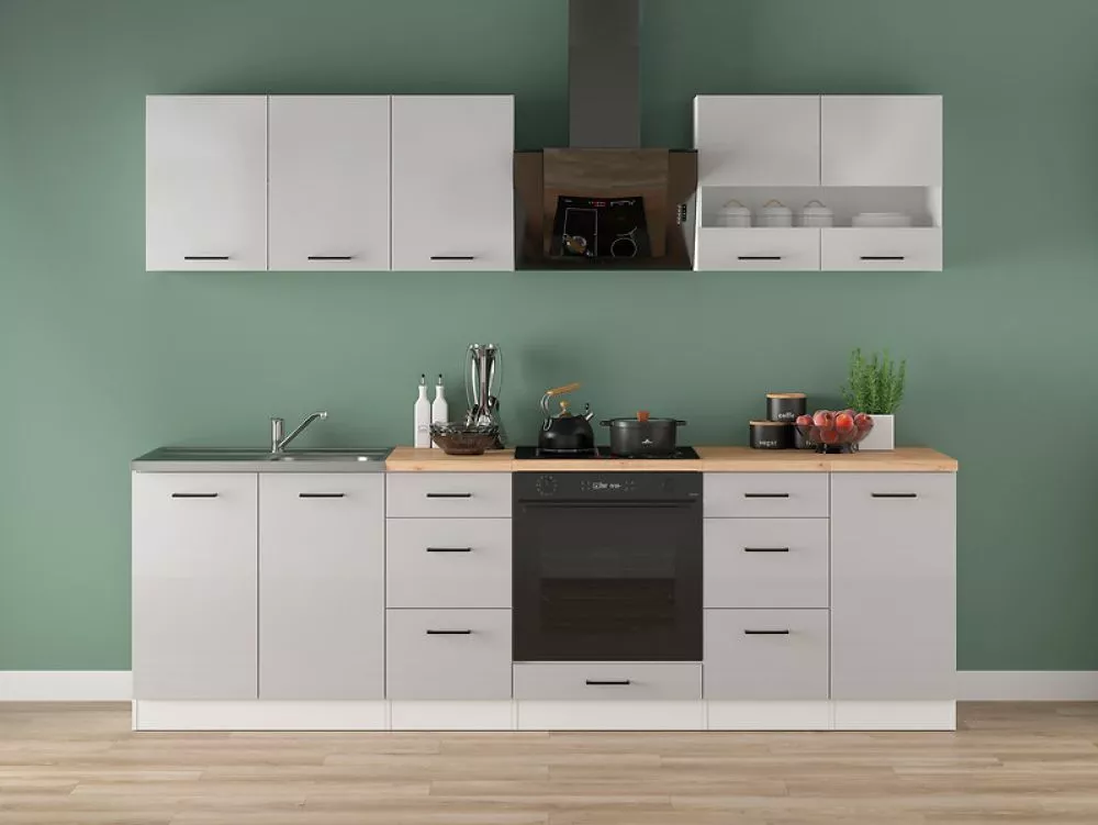 Virtuves komplekts Junona Line 260 Gloss Materiāls : MDF + LKSP plātne,