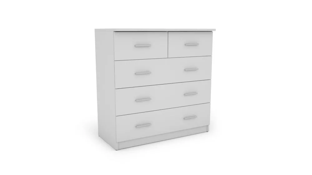 Kumode K 90 · Balts · 90 × 45 × 92 cm