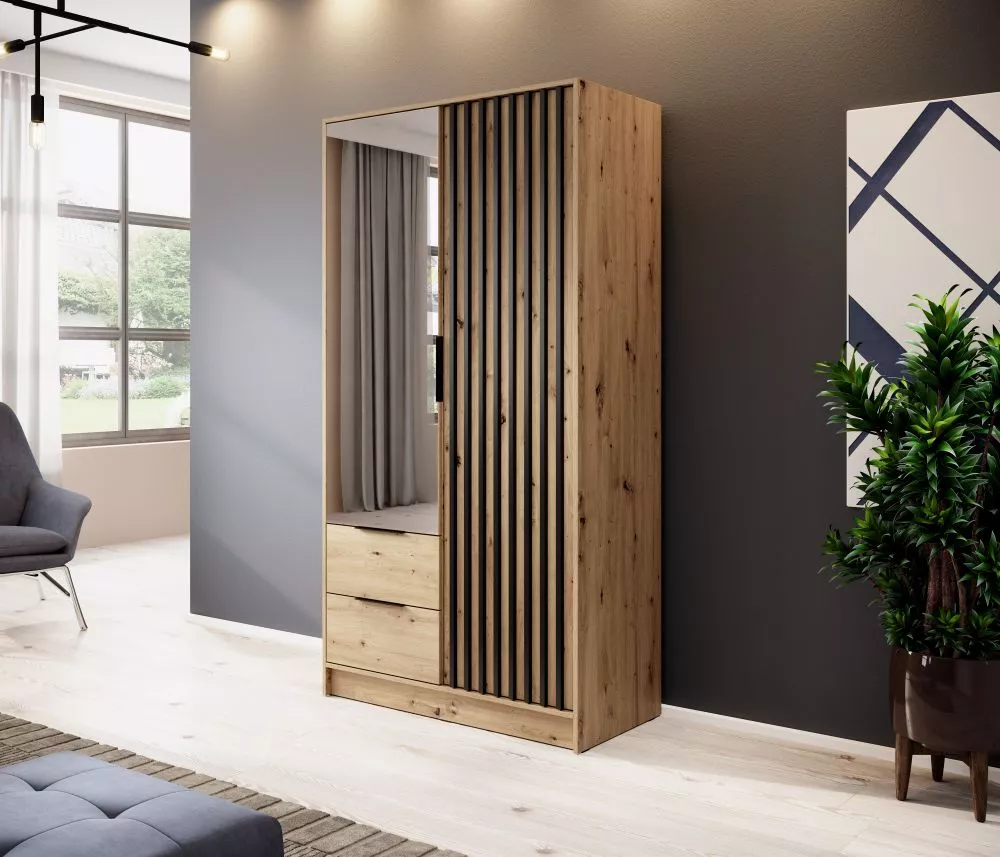 Skapis Nelly Premium Lamela · 105 × 51 × 200 cm