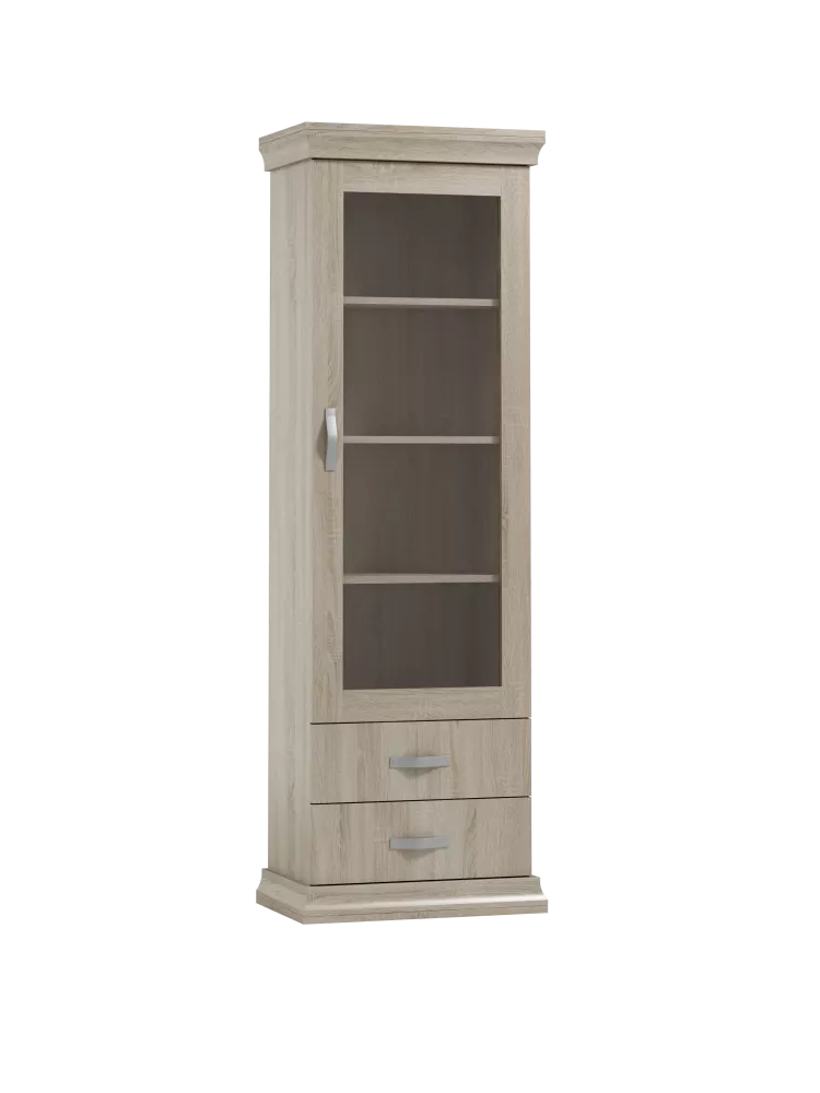 Grāmatu skapis Wenus WN-W2 · Ozols sonoma · 65 × 42 × 200 cm