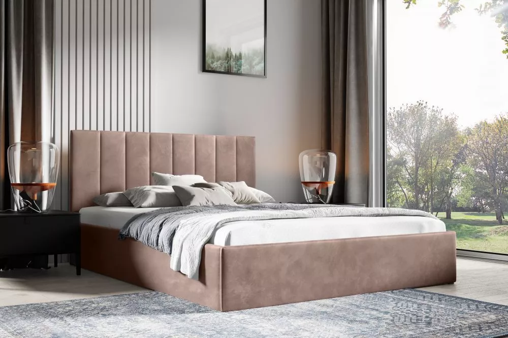 Gulta Lucy 2 ar stelāžu Guļamvietas platums: 90 cm, Guļamvietas garums: 200 cm, · Brūns · 98 × 210 × 92 cm