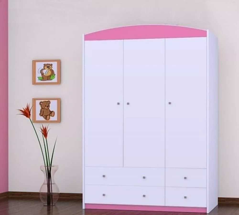 Bērnu skapis Happy SZ09-A · 132 × 54 × 187 cm