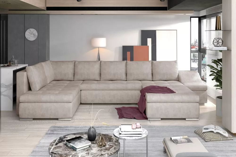 Dīvāns Giovanni Lux standard · Bēšs · 200 × 340 × 88 cm