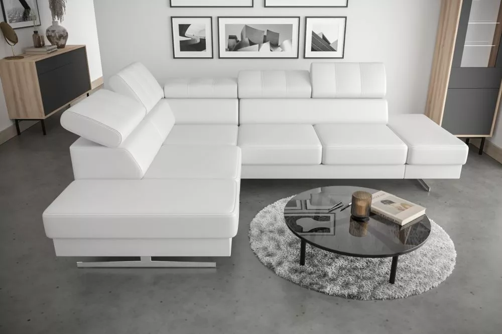 Dīvāns Emporio Standard · Balts · 225 × 300 × 79 cm
