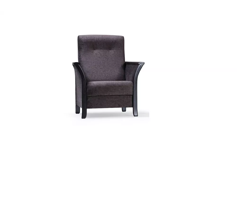 Mīksts krēsls Roko 1S Premium Standard Sēdvietas dziļums: 48 cm, · Šokolādes · 80 × 80 × 95 cm