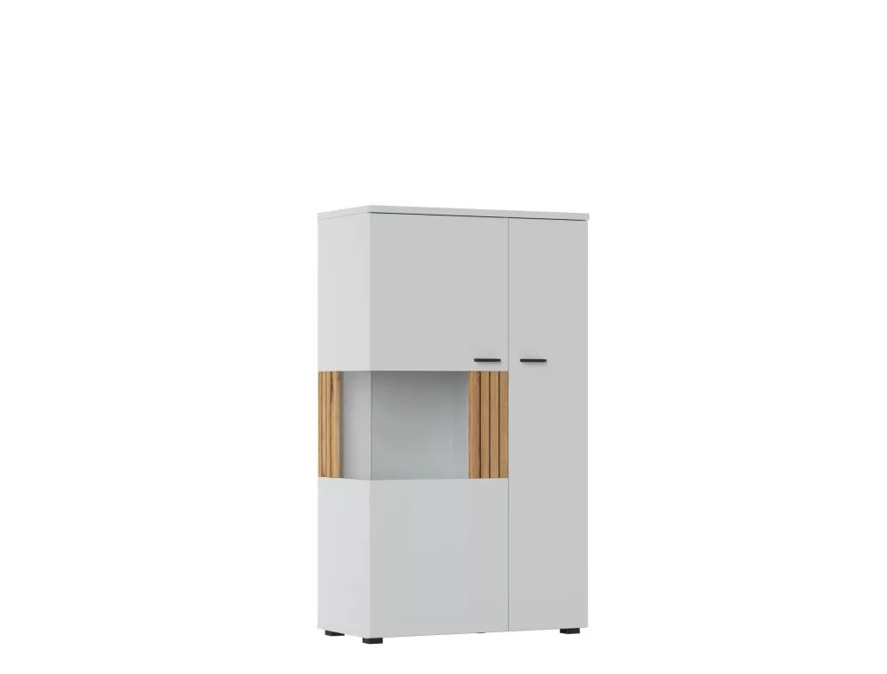 Sekcija Vero V05L ar LED Korpusa krāsa: pelēks, · 80 × 40 × 139 cm