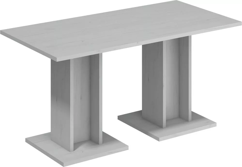 Galds Bond BON 03 · Balts ozols · 150 × 75 × 75 cm