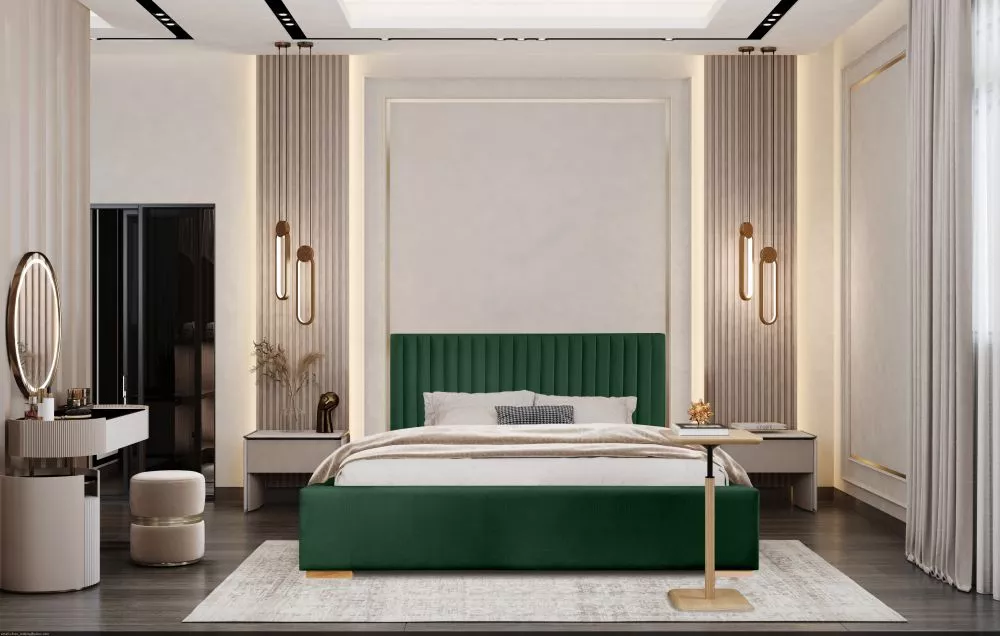 Gulta Vegas 01 Piano Standard ar stelāžu Guļamvietas platums: 160 cm, Guļamvietas garums: 200 cm, stelāžas tips: koka, ·