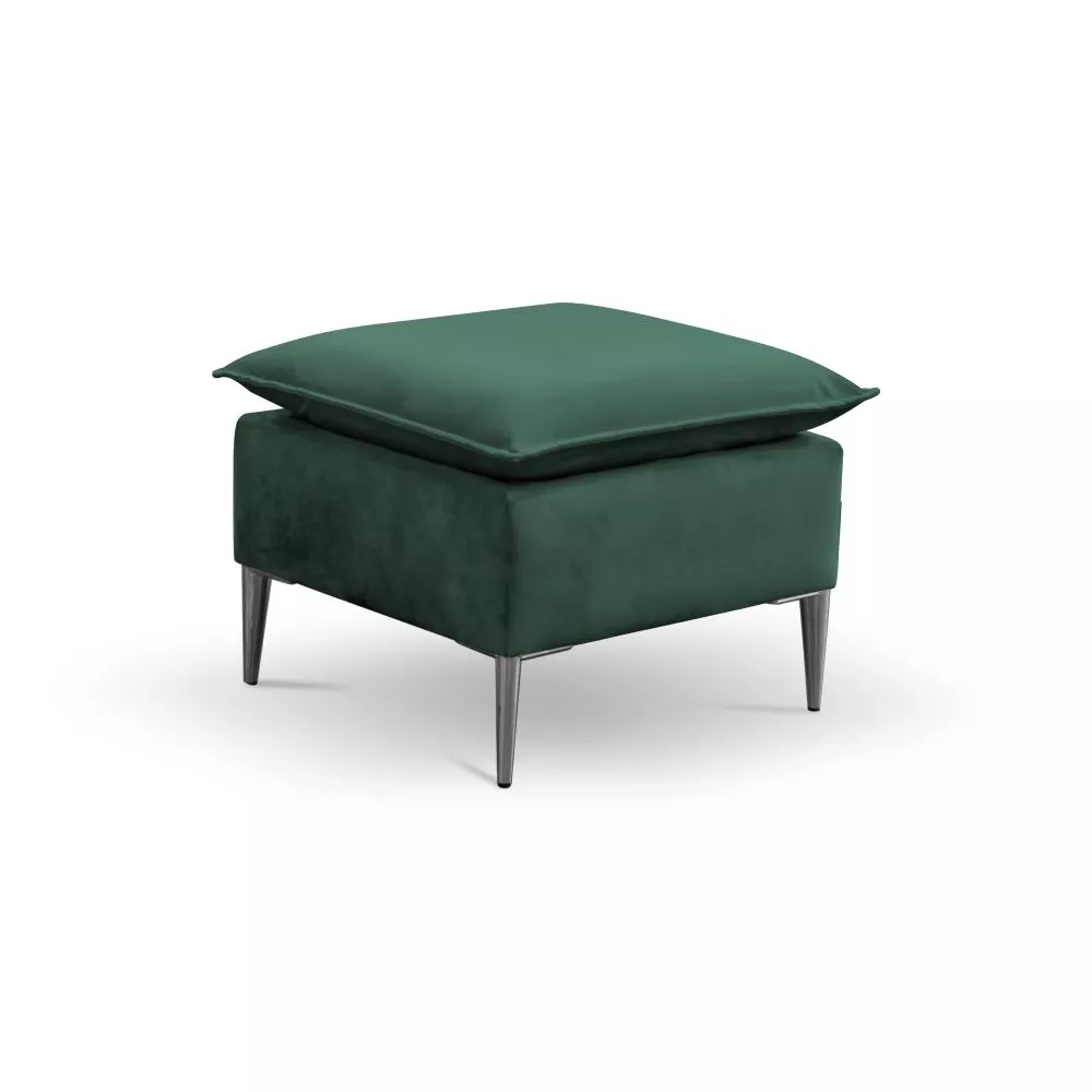 Pufs Bregi P Silver Standard Auduma numurs: Tiffany 10, · Zaļš · 50 × 45 × 50 cm