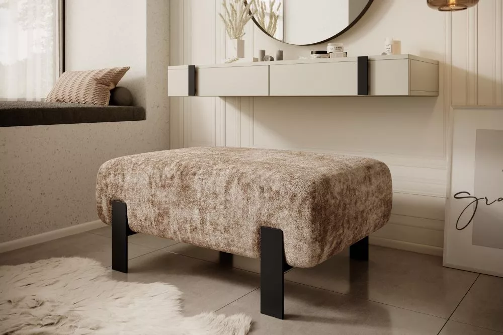 Pufs Verica P Standard Auduma numurs: Miu 2042, · Brūns · 100 × 45 × 70 cm