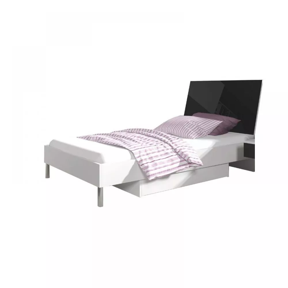 Gulta Raj 3 90x200 ar stelāžu Guļamvietas platums: 90 cm, Korpusa krāsa: balts, Guļamvietas garums: 200 cm, · 94 × 220 ×